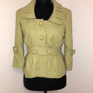 Anthropologie Tabitha belted blazer jacket